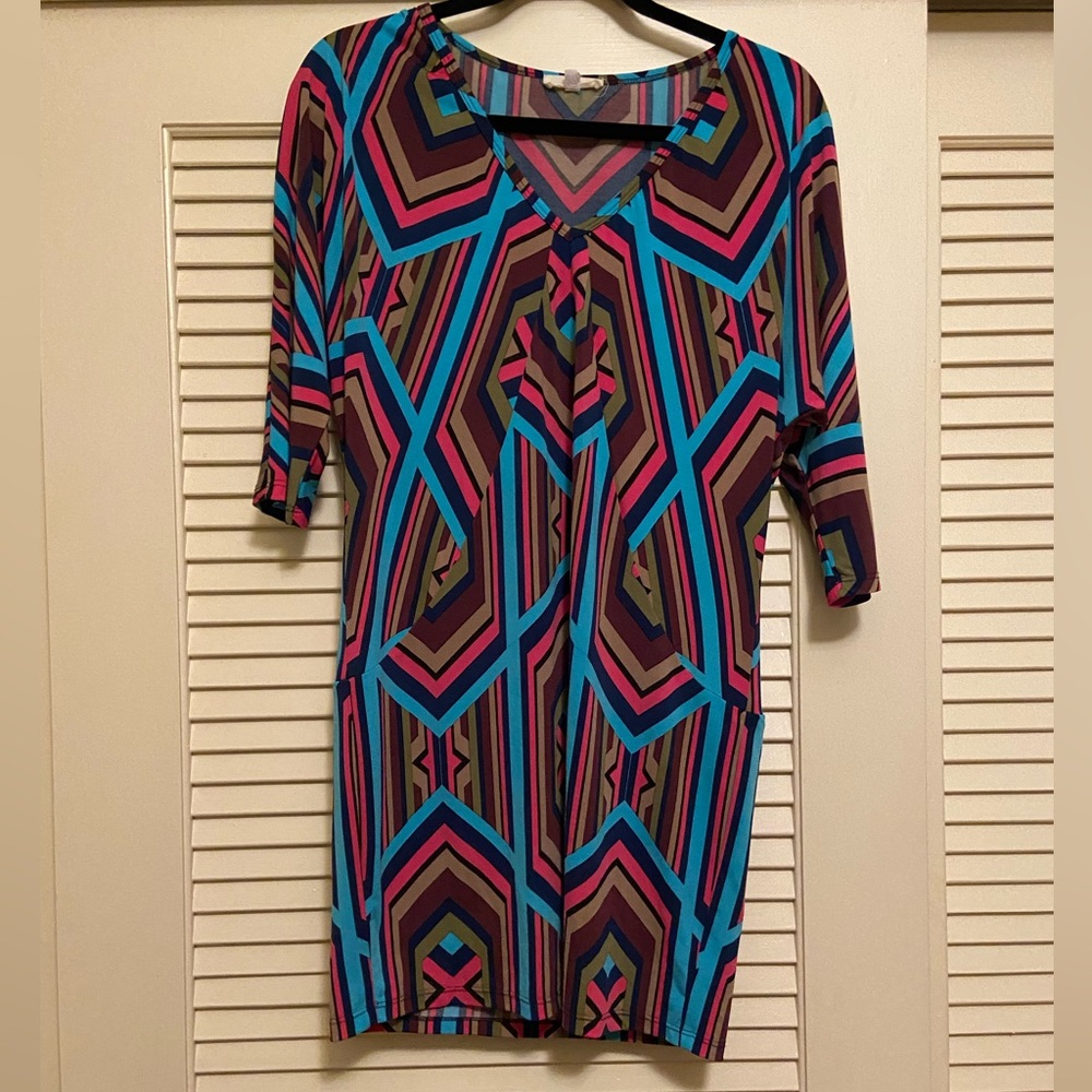 Trina Turk Long Sleeve Dress